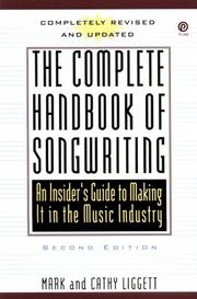 Cover of: The complete handbook of songwriting