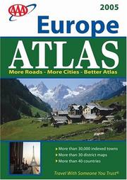 Cover of: AAA Europe Road Atlas: 2005 Edition (AAA Atlas)