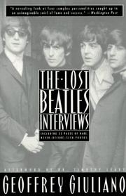 Cover of: The Lost Beatles Interviews