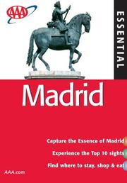Cover of AAA Essential Madrid, 6th Edition (Essential Madrid)