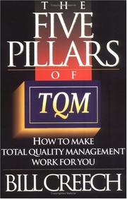 Cover of: The Five Pillars of TQM by Bill Creech