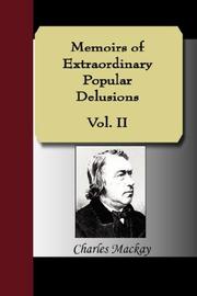 Cover of: Memoirs of Extraordinary Popular Delusions Vol 2
