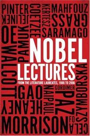 Cover of: Nobel Lectures: From the Literature Laureates, 1986 to 2006