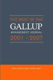 The best of the Gallup management journal, 2001-2007