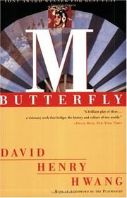 Cover of: M. Butterfly by David Henry Hwang