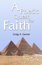 Cover of: A Poetic Quest for Faith by Craig A. Garner