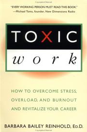 Cover of: Toxic Work by Barbara Bailey Reinhold
