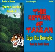 Cover of: The Return of Tarzan by Edgar Rice Burroughs