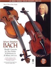 Cover of: Music Minus One Violin by Johann Sebastian Bach