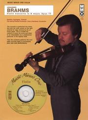 Cover of: Music Minus One Violin: Brahms Violin Concerto in D major, op. 77 (Book & CD)