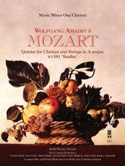 Cover of: Music Minus One Bb Clarinet or A Clarinet: MOZART Quintet in A, KV581 (Book & CD)