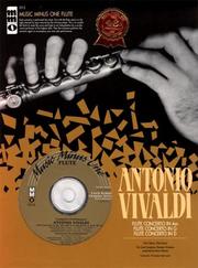 Cover of: Music Minus One Flute: Vivaldi Concerti in D major (RV429); G major (RV435); A minor (RV440)  (Book & CD)