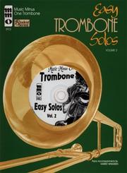 Cover of: Music Minus One Trombone by Various, Various