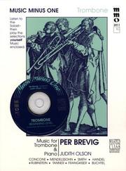 Cover of: Music Minus One Trombone by Various