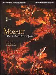 Cover of: Music Minus One Soprano: Mozart Arias For Soprano (Book & CD)