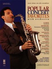Cover of: Music Minus One Alto Saxophone: Popular Concert Favorites with Orchestra