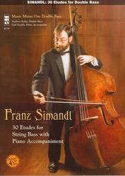 Cover of: Music Minus One Double Bass: Simandl Complete Etudes(4CD Set)