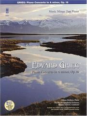Cover of: Music Minus One Piano | Edvard Grieg