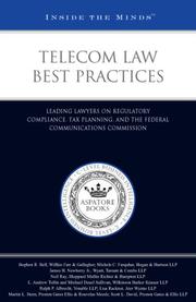 Cover of: Telecom Law Best Practices by Aspatore Books Staff, Aspatore Books Staff