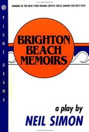 Cover of: Brighton Beach memoirs | Neil Simon collected plays