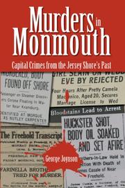 Cover of: Murders in Monmouth: Capital Crimes from the Jersey Shore's Past