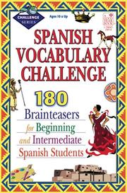 Cover of: Spanish Vocabulary Challenge