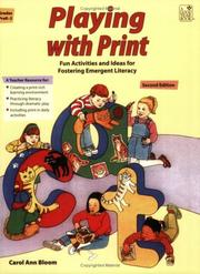 Cover of: Playing with Print | Carol Ann Bloom