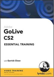 Cover of: GoLive CS2 Essential Training