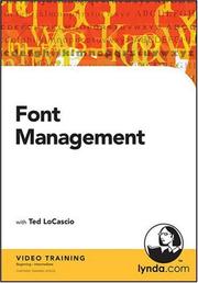 Cover of: Font Management