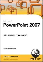 Cover of: PowerPoint 2007 Essential Training