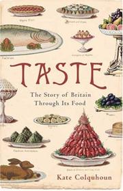Cover of: Taste by Kate Colquhoun
