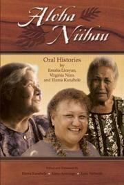 Cover of: Aloha Niihau/ Oral Histories by Emalia Licayan; Virginia Nizo and Elama