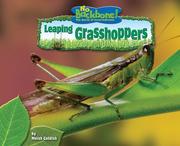 Cover of: Leaping Grasshoppers (No Backbone! the World of Invertebrates) by Meish Goldish
