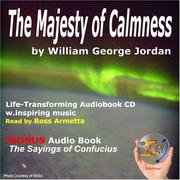 Cover of: The Majesty of Calmness by Jordan, William George