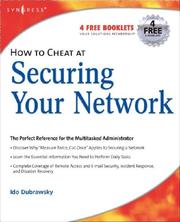 Cover of: How to Cheat at Securing Your Network (How to Cheat)