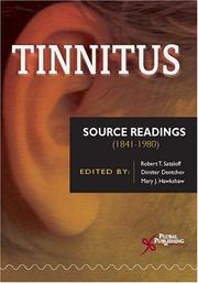Cover of: Tinnitus: Source Readings (1841-1980)