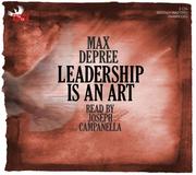 Cover of: Leadership Is an Art by Max DePree