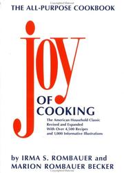 Cover of: The Joy of Cooking | Irma S. Rombauer