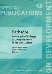Cover of: Barbados: Meeting the Challenge of Competitiveness in the 21st Century