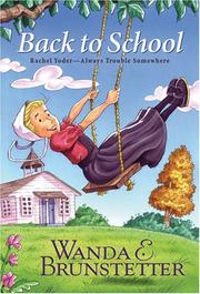 Cover of: Back to School (Rachel Yoder: Always Trouble Somewhere Series #2)