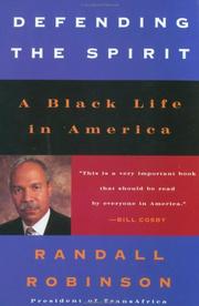 Cover of: Defending the Spirit by Randall Robinson