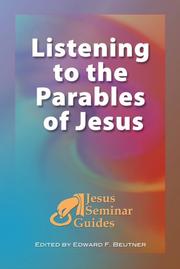 Cover of: Listening to the Parables of Jesus (Jesus Seminar Guides) (Jesus Seminar Guides)
