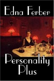 Cover of: Personality Plus by Edna Ferber