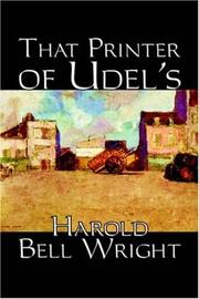 Cover of: That Printer of Udell's by Harold Bell Wright