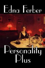 Cover of: Personality Plus by Edna Ferber