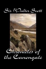 Cover of: Chronicles of the Canongate by Sir Walter Scott