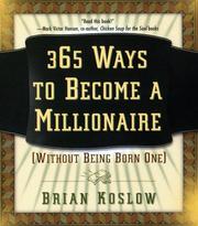 Cover of: 365 Ways to Become a Millionaire