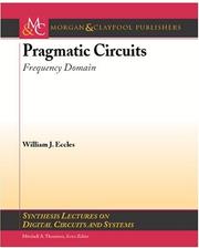 Cover of: Pragmatic Circuits by William J. Eccles, William J. Eccles