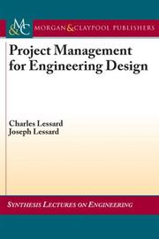 Cover of: Project Management for Engineering Design (Synthesis Lectures on Engineering)