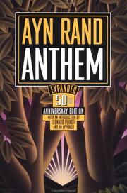 Cover of: Anthem by Ayn Rand, Leonard Peikoff
